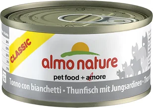 Almo Nature Classic 70g tuńczyk z młodymi sardynkami 5084h - Mokra karma dla kotów - miniaturka - grafika 4