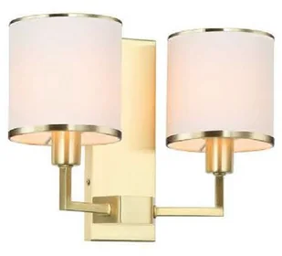 Orlicki Design Kinkiet 2 punktowy Casa parette gold złoty kremowe abażury - Casa parette gold - Lampy ścienne Orlicki Design Kinkiet 2 punktowy Casa parette gold złoty kremowe abażury - Casa parette gold - Lampy ścienne - miniaturka - grafika 1