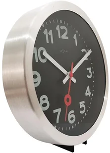 Nextime Zegar ścienny, stojący z cyframi, Station, czarny, 19x3,5 cm - Zegary - miniaturka - grafika 7