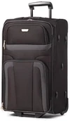 Plecaki - Travelite Średnia Materiałowa Walizka Orlando 98488-01 Czarny - miniaturka - grafika 1