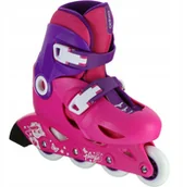 Rolki - Rolki dla dzieci 3x regulowane Kid Rosa N 30-31-32 - miniaturka - grafika 1