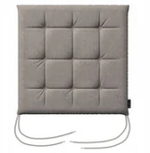 Poduszki ogrodowe - Dekoria Siedzisko Karol na krzesło beżowo-szary - miniaturka - grafika 1