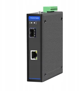 DIGITUS Professional Digitus DN-82040 RJ45/RJ11 Fast Ethernet Media Converter, czarny DN-82021-1 - Kable miedziane - miniaturka - grafika 4