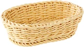 Wyposażenie lokali gastronomicznych - APS Koszyk owalny 190 x 120 x 60 mm, jasnobeżowy | Profi Line 50624 - miniaturka - grafika 1