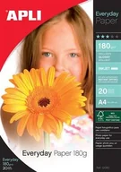 Papier do drukarek - Apli Papier fotograficzny Everyday Photo Paper, A4, 180gsm, błyszczący, 20ark. AP12080 - miniaturka - grafika 1