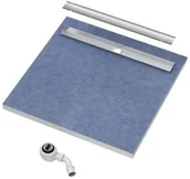 Odpływy liniowe - Schedpol Odpływ liniowy płyta spadkowa 90x90 cm ruszt PLATE 10.022/OLPL - miniaturka - grafika 1