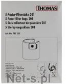 Thomas Torebka Filtracyjna 201 5 sztuk - 787101 - Filtry do odkurzaczy - miniaturka - grafika 3