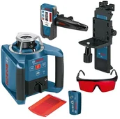 Poziomice, łaty, miary - Bosch Laser rotacyjny GRL 300 HV set EU - miniaturka - grafika 1