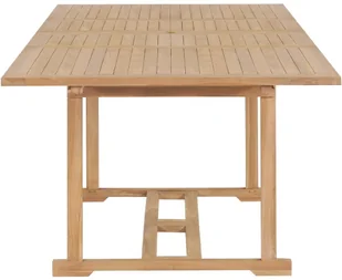 vidaXL 9-cz. zestaw mebli do ogrodu, 180-280x100x75 cm, drewno tekowe - Meble ogrodowe - miniaturka - grafika 6