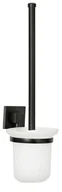 Akcesoria do wc - Fackelmann uchwyt toaletowy 11,5x38x15 cm NEW YORK czarny mat - miniaturka - grafika 1