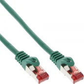 Kable miedziane - InLine Patchcord S/FTP PiMF Cat.6 250MHz PVC CCA zielony 3m 76103G - miniaturka - grafika 1