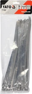 Yato OPASKI ZACISKOWE ZE STALI NIERDZEWNEJ 8.0X250MM 50SZT - Narzędzia warsztatowe - miniaturka - grafika 4