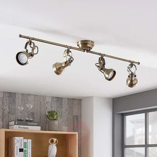 Lampenwelt Podłużna lampa sufitowa PERSEAS, LED GU10 - Lampy sufitowe - miniaturka - grafika 2