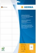 Papier do drukarek - Herma Adressetik. 70x36 mm Papier Ecken spitz 480 St. - 4443 - miniaturka - grafika 1