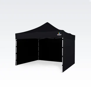 BRIMO Pawilon ogrodowy 3x3m - plus 3 ściany - Czarny - Pawilony ogrodowe BRIMO Pawilon ogrodowy 3x3m - plus 3 ściany - Czarny - Pawilony ogrodowe - miniaturka - grafika 1