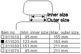 Brodit AB Uchwyt pasywny z systemem mocowania do zagłówka samochodowego do Apple iPad Mini 4 811020-511793 - Uchwyty samochodowe do telefonów - miniaturka - grafika 16