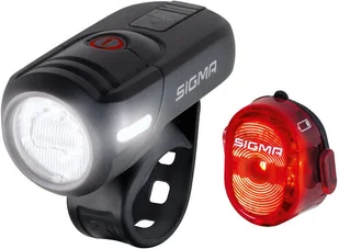 Sigma sport SPORT Aura 45/Nugget II Zestaw oświetlenia na USB 2020 Oświetlenie rowerowe - zestawy 4016224174607 - Lampki rowerowe - miniaturka - grafika 2