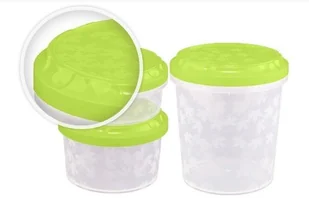 Branq 3 zakręcane pojemniki na żywność okrągłe BR1115 - Pojemniki kuchenne - miniaturka - grafika 10