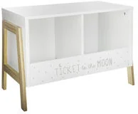 Atmosphera Créateur d'intérieur Szafka na książki dla dzieci, biała - Pojemniki na zabawki - miniaturka - grafika 3