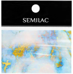 Semilac Folia transferowa 07 Blue Marble foil - Ozdoby do paznokci - miniaturka - grafika 4