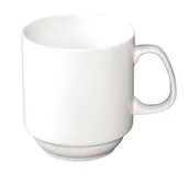 Kubki - Olympia Produkt NextDay Cufflinks cateringu cb461 kubek można układać w stos,  White, 284 ML, 10 oz (12 sztuk) CB461 - miniaturka - grafika 1