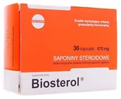 Witaminy i minerały dla sportowców - Megabol BIOSTEROL, 670 mg, 36 kapsułek - miniaturka - grafika 1