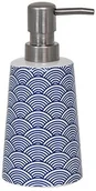 Dozowniki papieru i mydła dla firm - MSV dozownik mydła Bento, ceramika, niebieski/biały, 30 x 20 x 15 cm 143654 - miniaturka - grafika 1