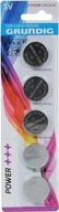 Baterie i akcesoria - Grundig baterie guzikowe CR2430 280 mAh 5 sztuk twm_279804 - miniaturka - grafika 1