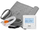 Ogrzewanie podłogowe - WARMTEC Zestaw ogrzewanie podłogowe mata grzejna grzewcza pod panele Warmtec AL-100/T510 10 m2 150W/m2) AL-100/T510 - miniaturka - grafika 1