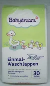 Inne akcesoria do pielęgnacji dzieci - Babydream Einmal-Waschlappen myjka dla dzieci - miniaturka - grafika 1