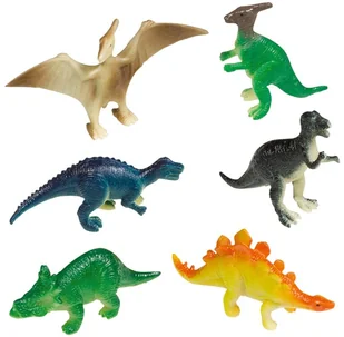 Amscan Mini figurki Happy Dinosaur 8 szt. 9903983 - Urodziny dziecka - miniaturka - grafika 4