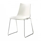 Krzesła - Scab Design Krzesło Zebra sledge - białe 2274 310 - miniaturka - grafika 1