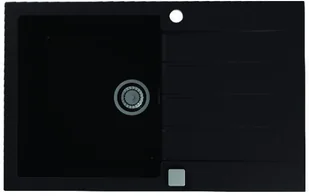 Alveus Cadit 20 Zlewozmywak granitowy jednokomorowy 79x50 cm czarny 1132026 - Zlewozmywaki Alveus Cadit 20 Zlewozmywak granitowy jednokomorowy 79x50 cm czarny 1132026 - Zlewozmywaki - miniaturka - grafika 1