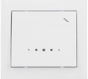 Wyłączniki światła i elektryczne - Ospel Włącznik schodowy z podświetleniem KIER biały - miniaturka - grafika 1