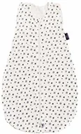 Śpiworki dla dzieci - Träumeland Śpiwór letni miłość z Tencel, wzór biały z szarymi gwiazdkami, wielokolorowy 90 cm - miniaturka - grafika 1