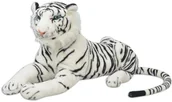 Maskotki i pluszaki - vidaXL vidaXL 80164 Tiger Toy Plush White XXL - Untranslated - miniaturka - grafika 1