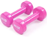 Hantle i ciężarki - PROfit Hantle winylowe Profit różowe 2x1,5kg DK 4102 H0286-0 - miniaturka - grafika 1