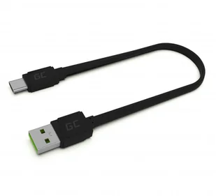 Green Cell Przewód GCmatte USB-C Płaski z obsługą szybkiego ładowania KABGC03 - Kable komputerowe i do monitorów - miniaturka - grafika 3
