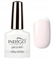 Lakiery hybrydowe - Indigo Lakier Hybrydowy Milky White 7ml - miniaturka - grafika 1