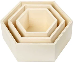 Creativ Company A S Pudełka, Sześciokąty - Decoupage - miniaturka - grafika 6