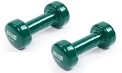 Hantle i ciężarki - Profit Hantle winylowe PROfit 2x2 kg zielone - miniaturka - grafika 1