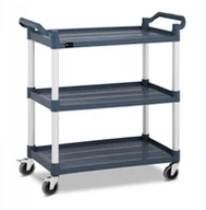 Wózki na żywność - Royal Catering Wózek kelnerski - 3 półki - nośność statyczna 150 kg 10011695 RC-ST910SS - miniaturka - grafika 1