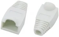 Wtyczki i adaptery - Intellinet Intellinet Osłonka na wtyk RJ45 opakowanie 10szt szara 504362 - miniaturka - grafika 1