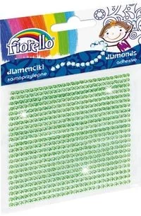 KW Trade Fiorello, diamenciki samoprzylepne, zielone - Scrapbooking - miniaturka - grafika 2