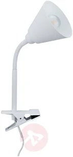 Paulmann Vitis lampa z klipsem, biała - Lampy stojące - miniaturka - grafika 4