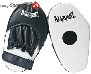 Allright ŁAPA TRENERA PU 2SZT BIAŁ-CZARN SBŁTBW - Tarcze i łapy - miniaturka - grafika 2