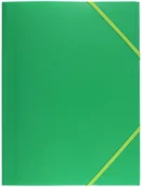 Teczki i skoroszyty - D RECT Teczka gumka A4 zielona PP D'Rect 009085 - miniaturka - grafika 1