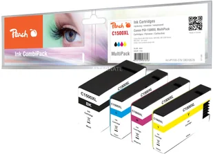 Peach Combi Pack z chipem kompatybilny z PGI-1500 XL (PI100-276) - Tusze zamienniki - miniaturka - grafika 2