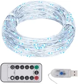Oświetlenie świąteczne - vidaXL vidaXL Lampki LED, zimna biel, 30 m - miniaturka - grafika 1
