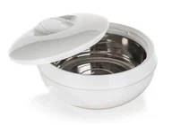 Garnki - Banquet Garnek termiczny z pokrywką Avanza 3,5 l, biały, 3,5 l - miniaturka - grafika 1